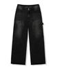 ULIFEZIP [Set] Zebrie Normal Washed Carpenter Wide Pants 11 Color [Ulzd_0042] (A Type)