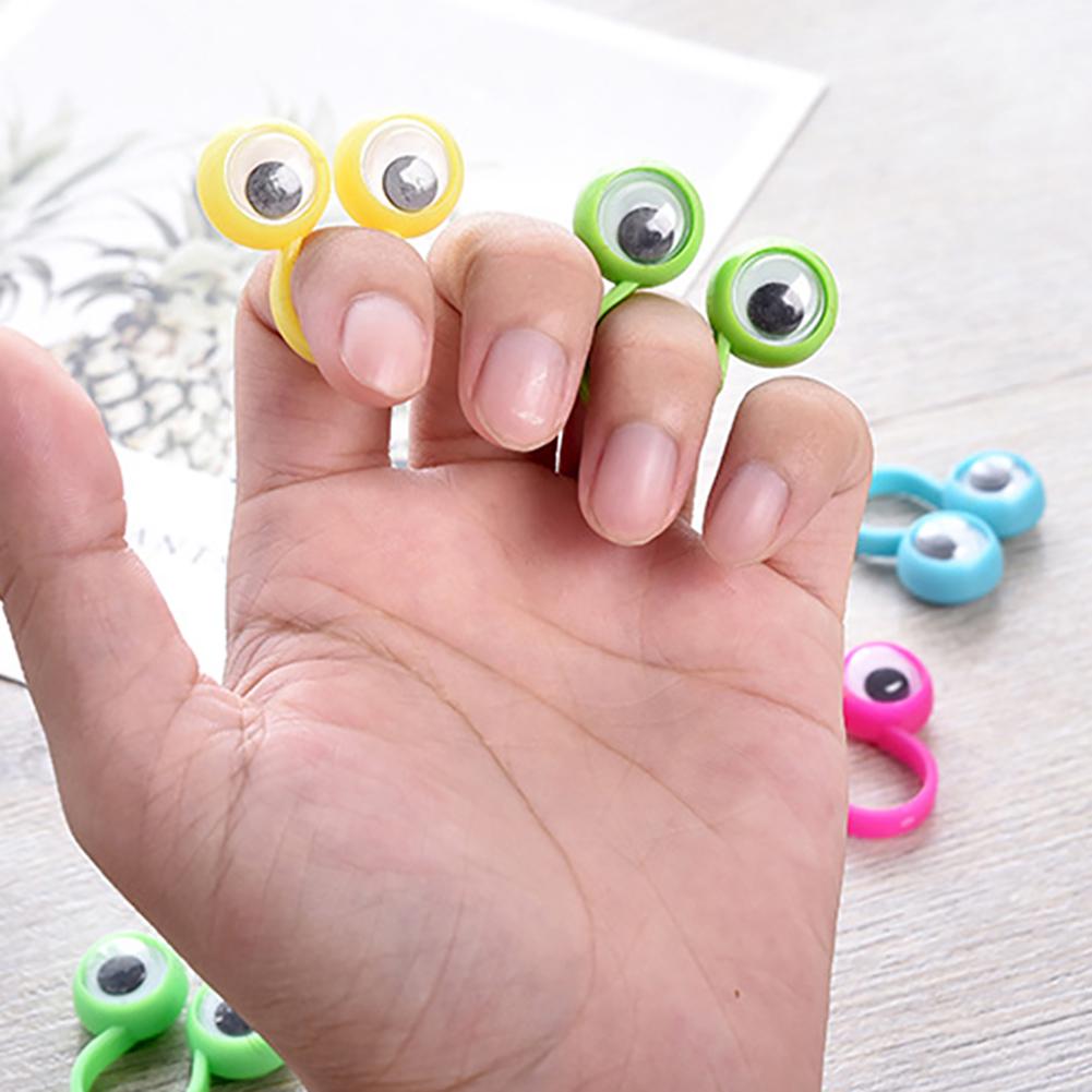PH-CA кольца на палец для глаз, 10 шт., забавные большие мультяшные куклы, глазные яблоки, детские игрушки