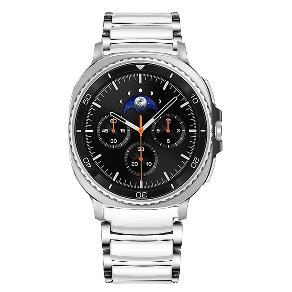 Керамический+Металлический Ремешок Для Samsung Galaxy Watch Ultra 2026 47мм Сменный Ремешок Для Galaxy Watch 8 44мм 40мм 8 Classic 46мм