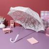 White Wedding Lace Umbrella Parasol Vintage Decorative Photo Prop Bridal Accessory Girl Nament Fashion Umbrella Stage Props