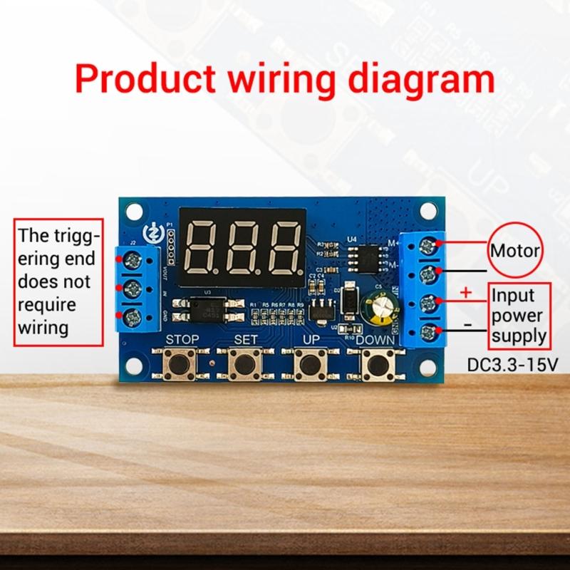 Highly power Motor Controller Forward Reverse Control Board Signal Triggers Switches Automatic Cycle Timing Delay Module