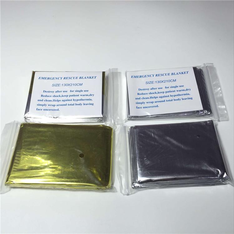 Портативное теплоизолирующее светоотражающее аварийное одеяло для кемпинга на открытом воздухе