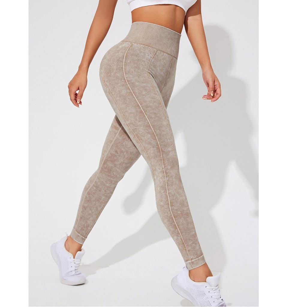 Женские повседневные бесшовные брюки для фитнеса с подтяжкой бедер, облегающие и с высокой талией, штаны для йоги Seach Hip