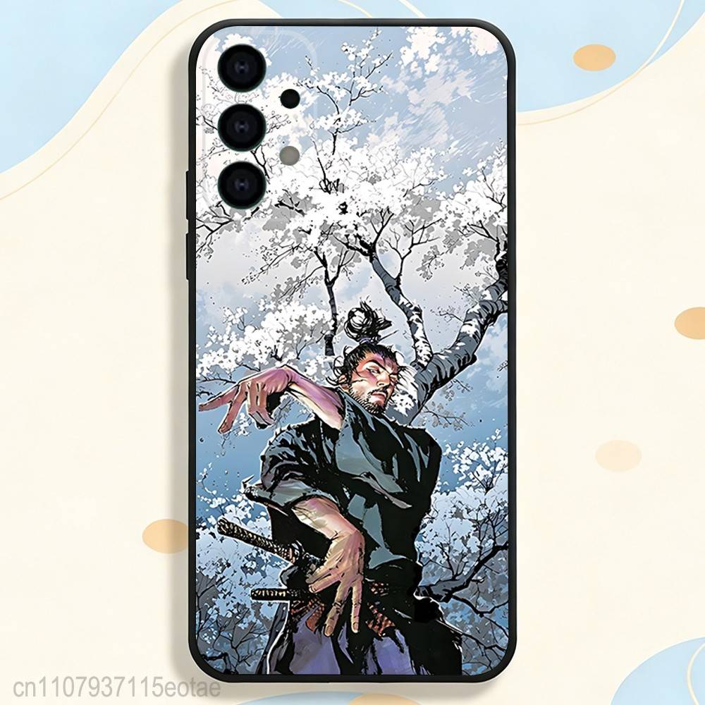 Musashi Miyamoto V-Vagabond Phone Case Silicone Soft For Samsung S26,S25,S24,S21,S22,S23,S30,Ultra,S20,Plus,Fe,Lite