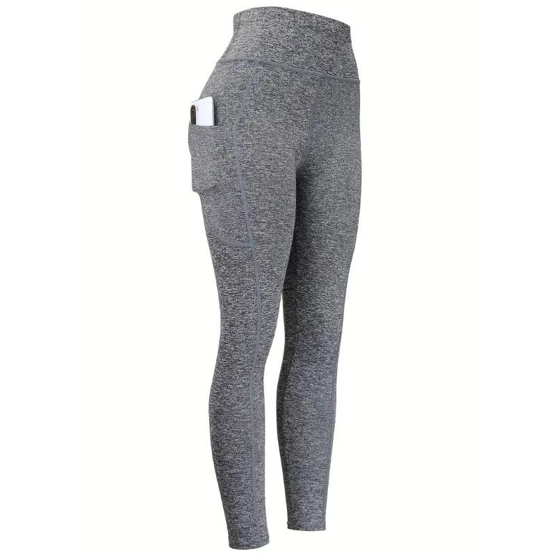 Women S Yoga Running Fitness Pants Side Pocket Tight Leggings