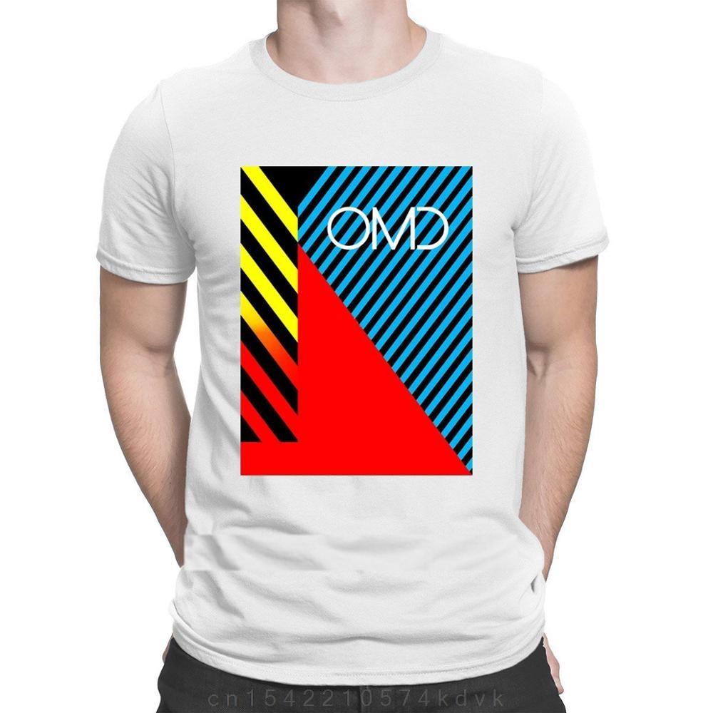 Забавная футболка Omd New Wave Топ Хлопок Простая Личность Для Мужчин Уникальный Умный Летний Стиль Высококачественная Печать Футболки