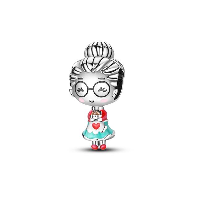 925 Sterling Silver Charms Beads Love Heart Aircraft Luggage Travel Dangle Fit Original New Bracelet Necklace Diy Jewelry