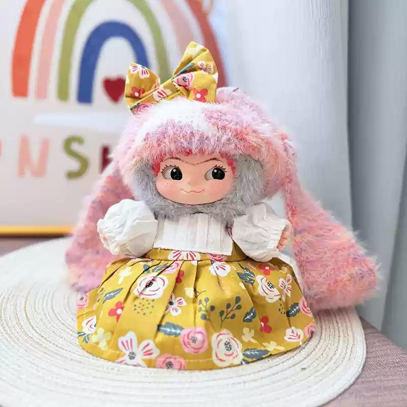 Одежда для куклы 20 см в стиле рок, креативный дизайн, модная и забавная, милая одежда Wakuku для вечеринки, игрушки для кукол, виниловая одежда для кукол