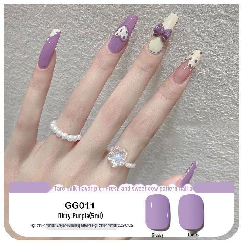 Platinum Haifei Nude Ice Gel Nail Polish - Модный прозрачный нюд от Xiaohongshu