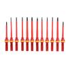13PCS Insulated Screwdriver Household Circuit Insulated Isolation Current Electrician Cross Interchangeable Head Screwdriver Kit