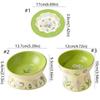 Non-Slip Cat Canned Food Bowl Rabbit Flower Water Bowl Stylish Pet Feeding Bowl  Pet Supplies