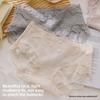 Женские новые сексуальные кружевные трусы-слипы с высокой талией и удлиненной ластовицей на весну и лето
