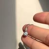 Ожерелья для женщин Легкая роскошь Капля воды Круглая бриллиантовая огранка Подвеска Ожерелье для женщин Простая цепочка на ключицу Вечеринка Ювелирные изделия