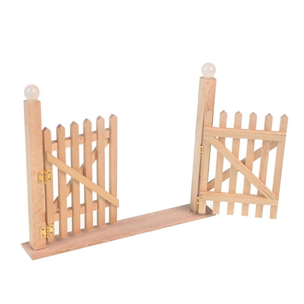 1:Кукольный домик в масштабе 12, украшение двери-забора, игрушка, садовая мебель для кукольного домика, для сказочного сада