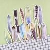 30 Pcs Feather Paper Bookmark Stationery Bookmarks Book Clip Office Accessories