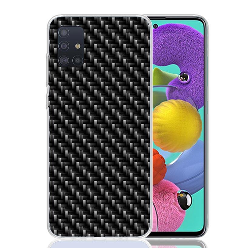 Чехол для телефона с узором из кованого карбона для Samsung Galaxy A52 A51 A50S A12 A22 A32 A72 A10S A30S A31 A71 Note 20 Ultra 10 Plus S10 Gal