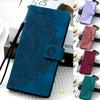 Тисненая кожаная чехол-кошелек с тотемом для Samsung Galaxy A17 A37 A57 A07 A16 A36 A56 A26 A15 A35 A55 A14 A34 A54 с отделениями для карт