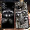 Милый Чехол для Телефона с Енотом для Samsung Galaxy A15 A14 A25 A54 A34 A51 A71 A72 A73 A32 A52 A52S A11 A21S A31 A41 5G Оболочка из ТПУ