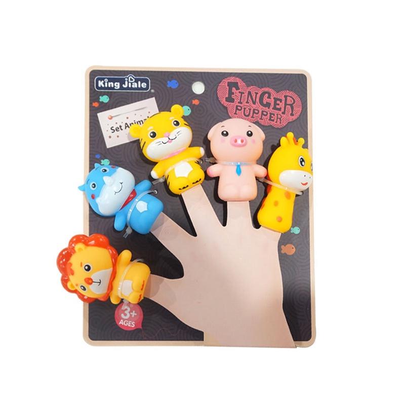 Soft Pvc Animal Finger Puppets For Early Education And Family Fun Halloween Pumpkin Monster