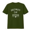 Unisexs Clothing Draco Maly Is My Boyfriend Funny T Shirt Casual Tops Tees Aestheti Vintage Breathable Comfortable