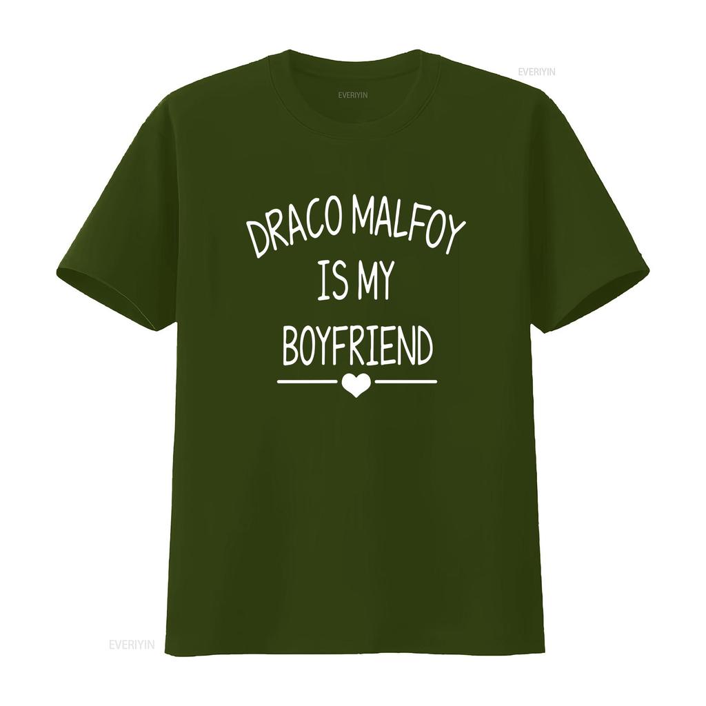 Unisexs Clothing Draco Maly Is My Boyfriend Funny T Shirt Casual Tops Tees Aestheti Vintage Breathable Comfortable