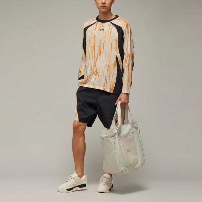 Футболка с длинным рукавом adidas Y-3 Rust Dye, многоцветная/черная, мужская, уличная одежда IR6256