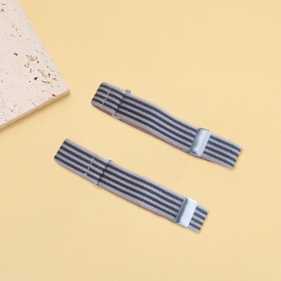 1 Pair Unisex Armband Adjustable 2CM Width Solid Contrast Leg Strap Elastic Shirt Sleeve Holder Arm Cuffs Bands Party Daily Clothing Accessories