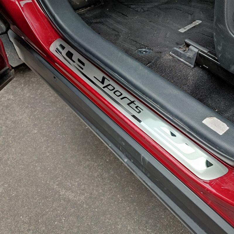 Door Sill Strip Protector Scuff Plate Trim For Rivian R1S R1T -2024 Car Exterior Accessories Stickers Threshold Guard Pedal