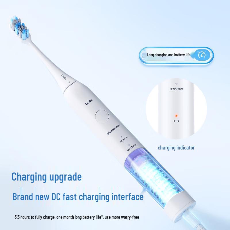 Panasonic EW-DC02 Звуковая электрическая зубная щетка Штепсель CN (адаптер в комплекте)