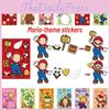 Мультяшные наклейки Супер Марио Веселые и интерактивные наклейки-пазлы для укрепления связи между родителями и детьми