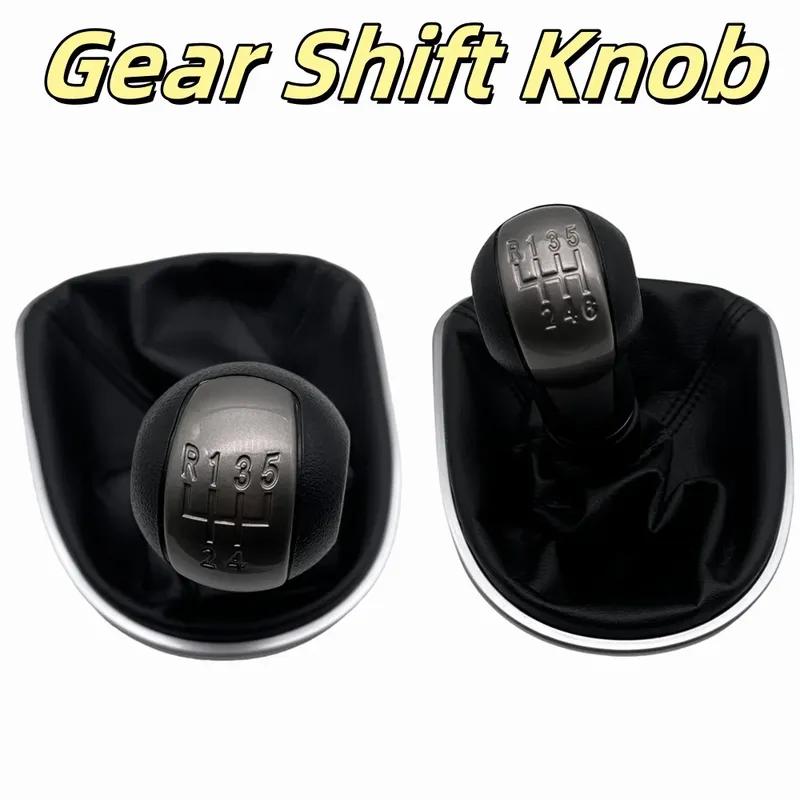 For SEAT LEON II (2005-2012) ALTEA XL (04-12) SEAT TOLEDO III (04-09) 5/6Speed Gear Shift Knob With Leather Boot Car Accessories