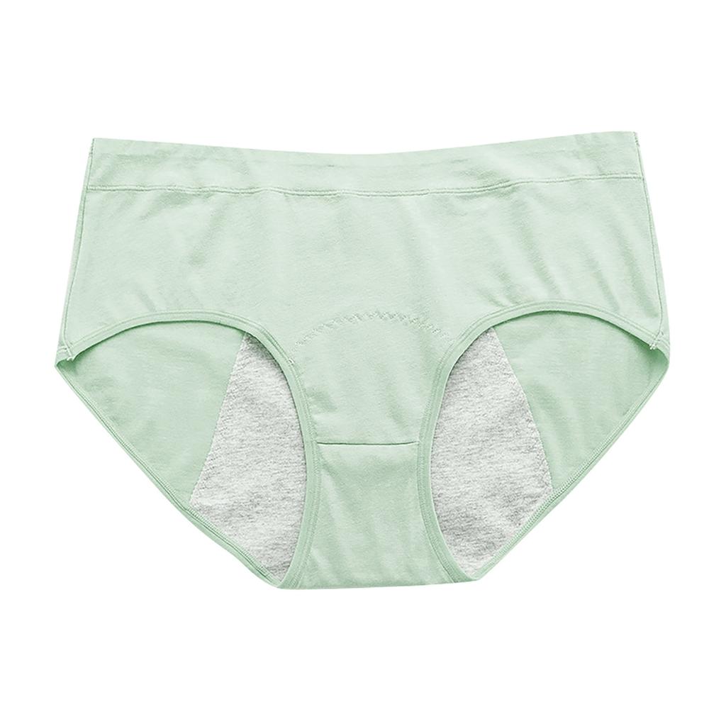 Women'S Menstrual Panties Mid-Waist Cotton Postpartum Women'S Panties Fully Covered Panties