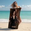 Personalized Hairy Pawter Magic Night Beach Towel Microfiber Beach Towel Thin Absorbent for Beach Swimming Yoga Bath Sports. 0910389