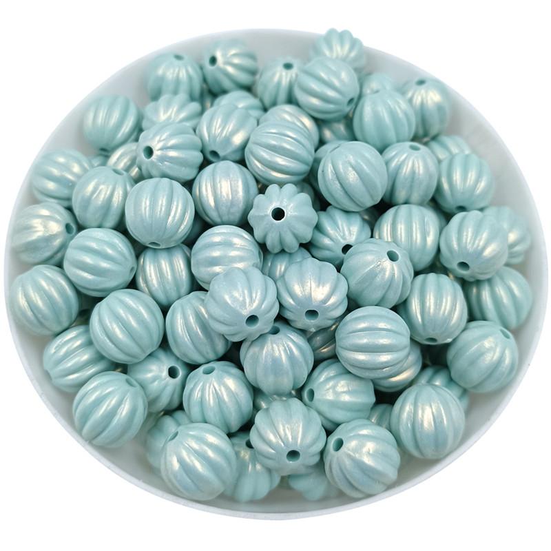 Изысканный браслет ручной работы для изготовления макарон, свободные бусины, 10 шт., 11 мм, перламутровые акриловые бусины в форме арбуза, однотонные бусины «сделай сам», бусины, ручные аксессуары