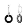 Silver Earrings with Ceramics (2086178)