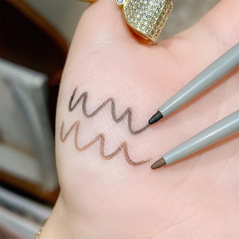 Гелевая подводка для глаз, водостойкая, не размазывается, ультратонкая и стойкая, коричневая, для новичков в макияже.