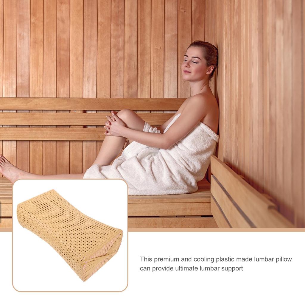 Gogogmee Imitation Bamboo Mat Pillow, Easy-to-Use Rattan Pillow for Cervical Support, Perfect Gift
