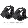 Quick Fist Clamp Rubber Clamp for Mounting Tools Equipment Auto Offroad ATV Truck Trailer RV Accessories 1.18-1.57 Diameter