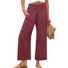 Женские широкие брюки Летние повседневные свободные брюки с девятью точками