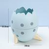 Cute Dinosaur Egg Detachable Pen Holder Organizer Pencil Pot Container Stationery Office Desktop Ornament Storage Box Kids Gift
