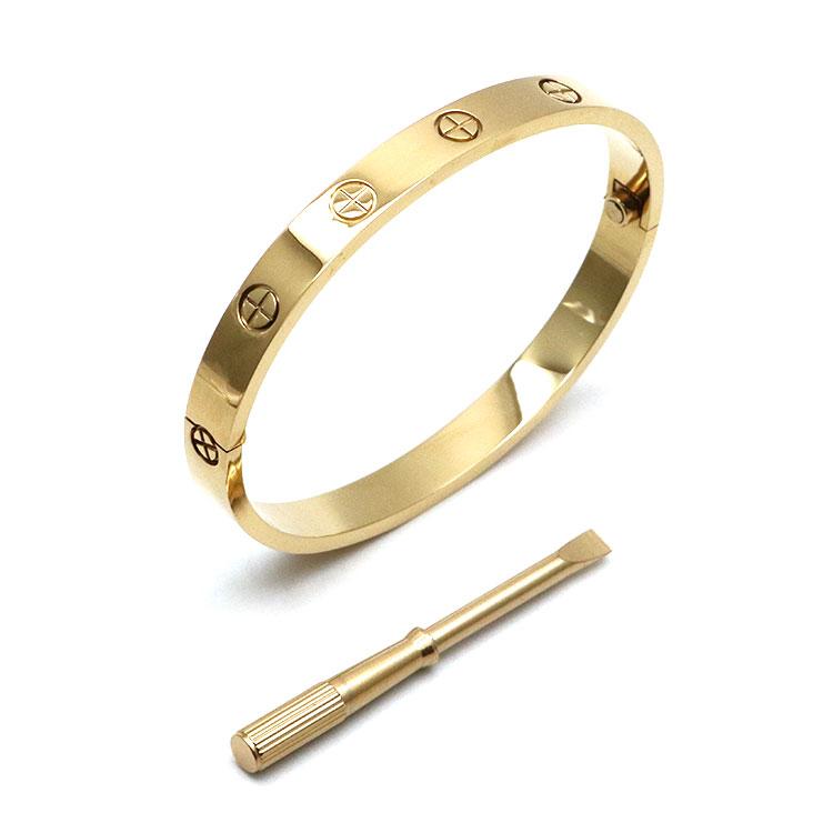 Ювелирные изделия от люксовых брендов Мода Нержавеющая сталь крест Подвеска Люксовые украшения LOVE Браслет ВИНТОВЫЕ Браслеты Подарок для пары