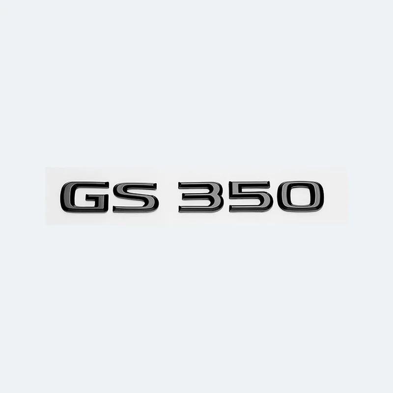 Chrome Black 3D Letters GS200t GS250 GS300 GS400 GS460 GS450h Emblem Car Trunk Logo Sticker Accessories For Lexus GS Series