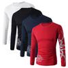 Premium Quality Fashion Men's Slim Fit O-neck Long Sleeve Muscle Tee T-shirt For Casual Wear