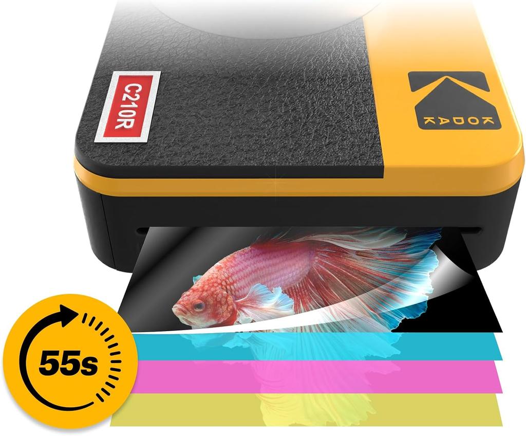 Kodak Mini Shot 2 Retro 4PASS Instant Camera Photo Printer Camera Body White 2-in-1 & (5.3x8.6cm) + (8 sheets) + 30-sheet bundle,