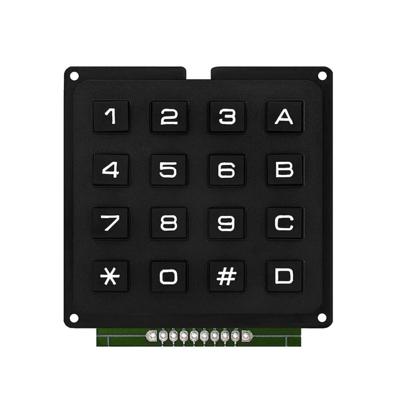 4x4 Matrixes Array 16 Keys Button Keypad Keyboard Module for Electronic DIY 16 Key MCU Membrane Button Keypad