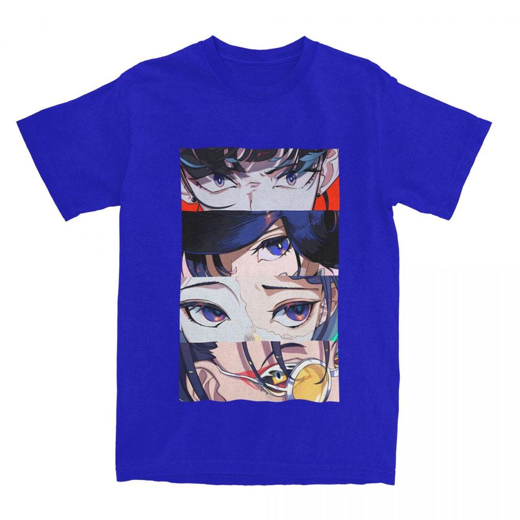 Men's Hip-hop Ado Singer T-Shirts Kyogen Album Merch 100 Cotton Tops Short Sleeves T Shirt Crew Neck Harajuku Custom Logo Tshirt