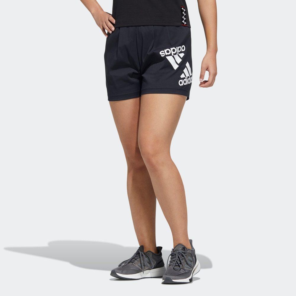 adidas Повседневные шорты женские черные средние HE9952