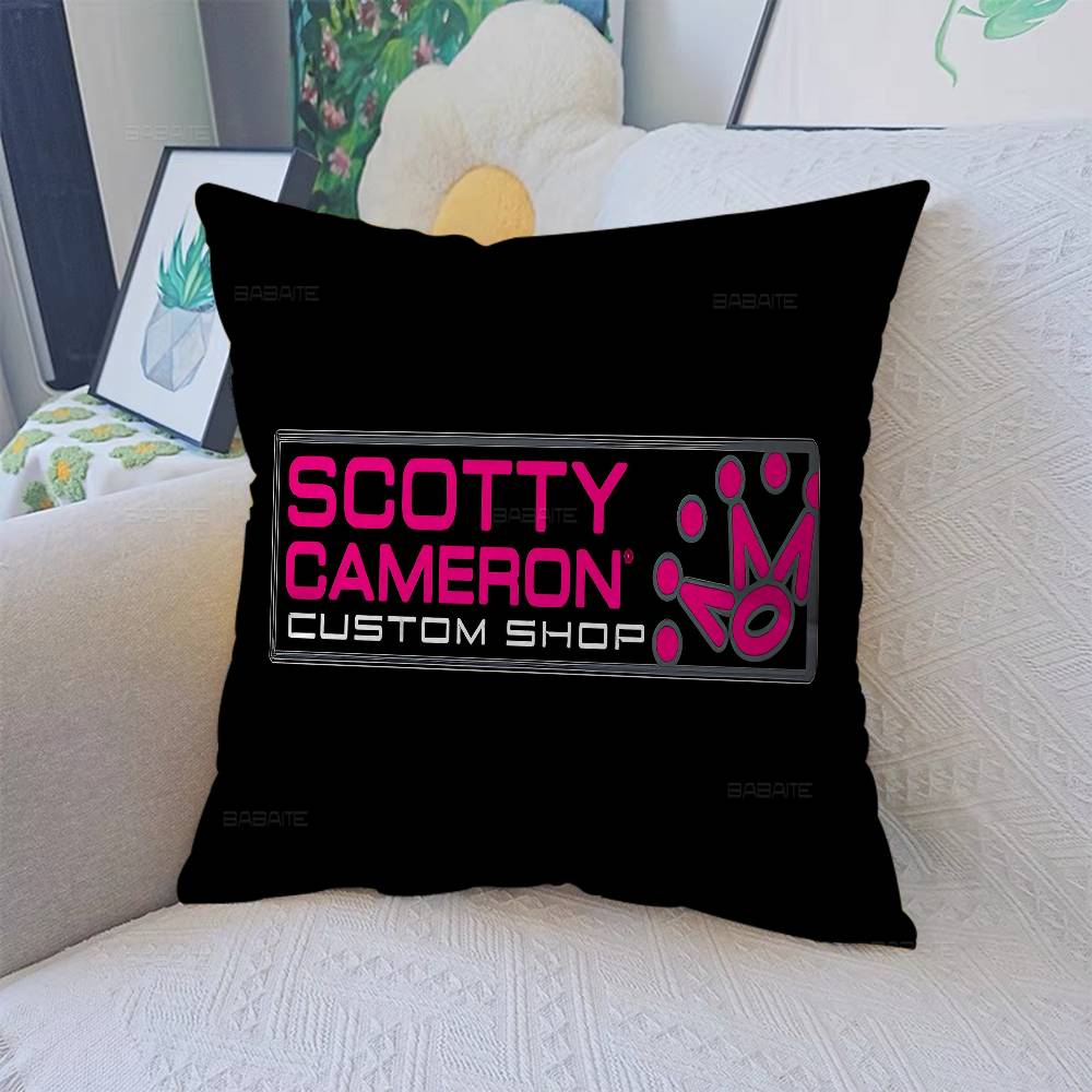 Чехол на подушку с логотипом S-Scotty C-Cameron Декоративный чехол для подушки Чехол для подушки Печатный чехол для подушки Для дивана