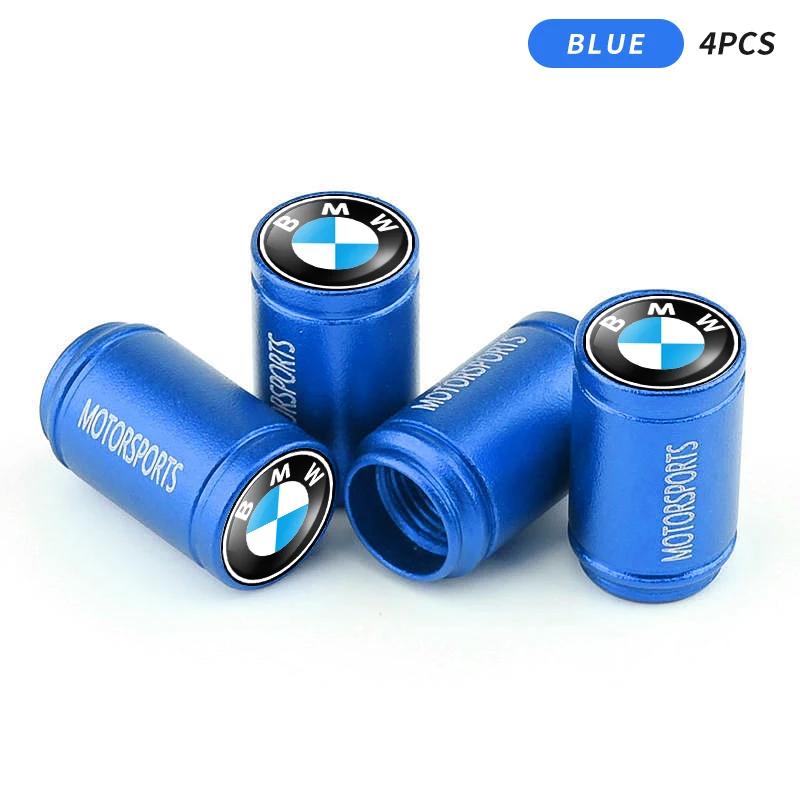 4Pcs Aluminum Alloy Car Wheel Tire Valve Caps Stem Cover for BMW E46 E39 E38 E90 E60 F10 F30 F35 F07 G20 G30 G18z3 z4 x3 x5 x6