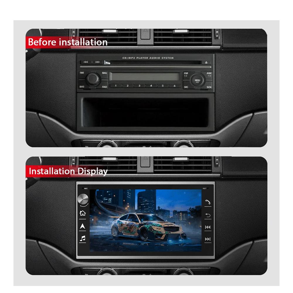 Автомобильное радио Android для Volkswagen Polo Bora Jetta 1999-2006 VW PASSAT B5 2001-2005 Carplay головное устройство 2Din автомобильная стереосистема навигация 2+32 ГБ